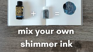 Mixing ✨ Shimmer Inks ✨ with Pennonia Liquid Shimmer [upl. by Ahsiener375]