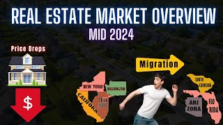 Real Estate Market Trends 2024 Predictions Price Drops and Economic Factors [upl. by Enelam]