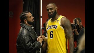 drake bodyguard disrespects lebron james [upl. by East]