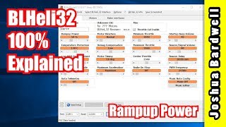 BLHeli32 100 Explained  Part 5  Rampup Power [upl. by Annabela]