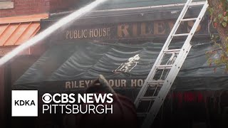 Popular Irish pub in Pennsylvania destroyed by fire [upl. by Ttebroc670]