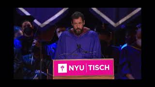 Adam Sandler’s Address At 2022 NYU Tisch Graduation [upl. by Ardnad]