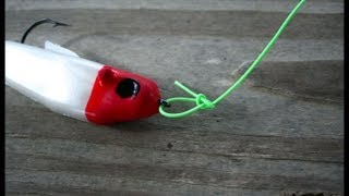 How to tie a canoe man knot a simple fishing loop knot [upl. by Lozar]