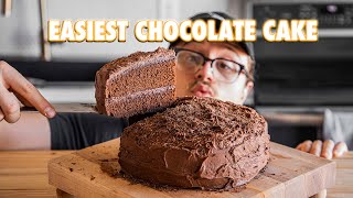 The Easiest Chocolate Cake Of All Time [upl. by Nacim]