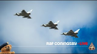 Live Action from RAF Coningsby  Mass TOs 3 Unrestricted Climbs 2x Dual TO 181022 watch [upl. by Leizahaj]