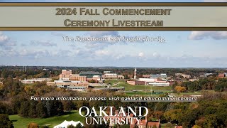 Fall 2024 Commencement Saturday December 14 2024 2pm EST1900 UTC [upl. by Ravens]