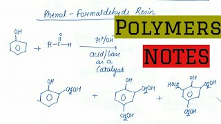 Polymers notes class 12 Chemistry [upl. by Nodanrb39]