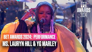 Ms Lauryn Hill amp Son YG Marley Perform quotPraise Jah In The Moonlightquot  BET Awards 24 [upl. by Alohs843]