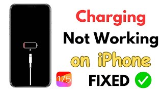 Fix ✅ iPhone Not Charging Properly in iOS 18 Latest Update 2024 [upl. by Analat]