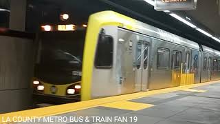 LACMTA metro k line departing from Expo Crenshaw station to Westchester Veterans station [upl. by Raoul576]