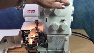 Simple Serging 101 Threading Fundamentals by Pocono Sew and Vac [upl. by Eelsel283]