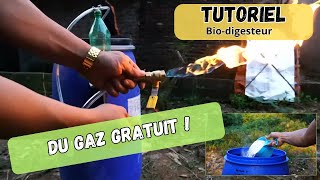 Comment avoir du gaz gratuitement à la maison avec des déchets [upl. by Lilybelle]