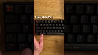 Cherry MX Silent Red vs MX Red [upl. by Ezaria]