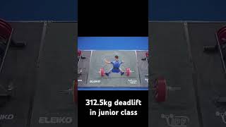 Heaviest deadlift in junior class 🚀 motivation ipfpowerlifting power ipf sports deadlift [upl. by Belmonte]