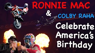 Ronnie Mac and Colby Raha Celebrate America’s Birthday 🇺🇸 [upl. by Eeltrebor]