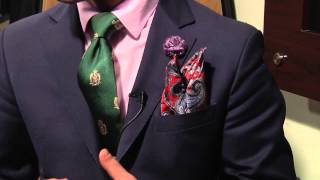 Ideas for Folding Handkerchiefs  Mens Fashions Ties amp Handkerchiefs [upl. by Bettye141]