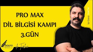 Pro Max  Dil Bilgisi Kampı  3Gün  İSİMSIFAT  RÜŞTÜ HOCA [upl. by Deborath]