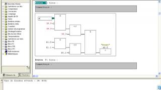 simatic manager step 7 part11 le language logigramme [upl. by Ylirama]