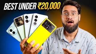 Top 5 Best Mobile Phones Under ₹20000⚡Amazon amp Flipkart Sale 2024  Best Phone Under 20000 😱 [upl. by Acinej94]