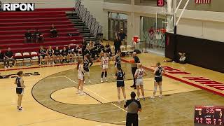 Ripon College Womens basketball vs Lawrence University 11724 [upl. by Nyvar928]