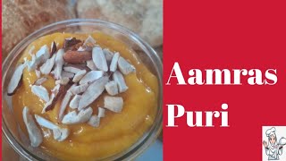 Aam Ras Puri Recipe Aamras puri Recipe By Vashmas Kitchen [upl. by Anivlac]