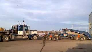 Denel Heavy Haul 76 wheeler compressor haul w push truck [upl. by Nance]