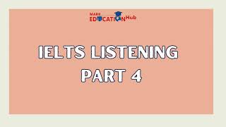 Crack IELTS Listening Part 4 Key Tips amp Techniques for Tackling Monologues [upl. by O'Neill377]