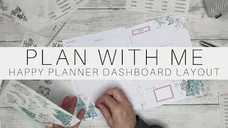 Plan With Me  Happy Planner Dashboard Layout  December 1824 2023 [upl. by Gefen453]