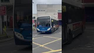 Bus Spotting In Cwmbran Stagecoach South Wales Enviro 300 27697 CN60 CVR Not In Service [upl. by Noedig349]