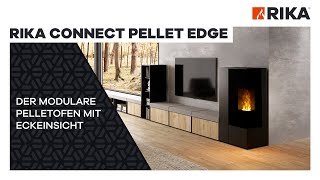 CONNECT PELLET EDGE – Modularer Pelletofen für individuelle Ansprüche  DE [upl. by Kared]