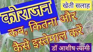 coragen in sugarcaneganne me coragenगन्ने में कोराजन कब कितना और कैसे प्रयोग करेंdrashishtyagi [upl. by Glanti]