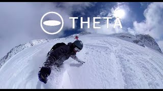 Ride the slope in 360° in Chamonix with Ricoh Theta [upl. by Ahselrak]