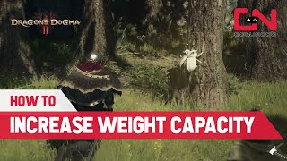 How to Increase Weight Capacity in Dragons Dogma 2 [upl. by Esened]