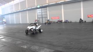 Motorrad Messe Friedrichshafen  Quad Stunts Show [upl. by Yatnuahs997]