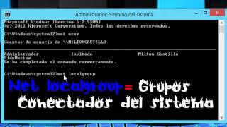 CAMBIAR una CUENTA LIMITADA a ADMINISTRADOR desde CMD  2018 Funcional [upl. by Thielen]