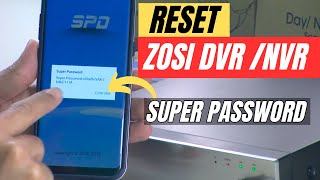 How to reset Zosi DVR and NVR password [upl. by Ydnas]