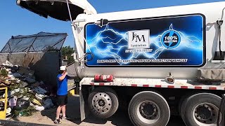 100 Electric JampM Sanitation expands electric residential trash truck fleet in Kuna [upl. by Briggs]