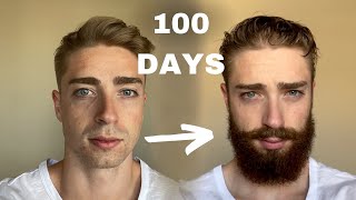 100 Days of Beard Growth  Time Lapse [upl. by Sophie682]