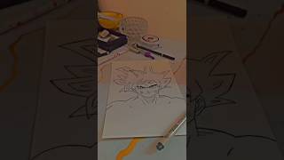 Goku ultra instinct drawing artshort [upl. by Carlo90]