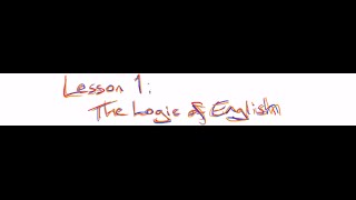 Lesson 1 The Logic of English [upl. by Ellevehc795]