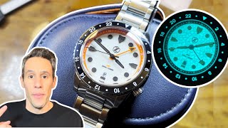 Zelos Mako GMT V2  Full Lume Dial [upl. by Anirtal116]