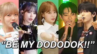 HYBE family imitating Chaewons VIRAL dodok mistake Jungkook Soobin Le sserafim Chaewon herself [upl. by Nofpets]