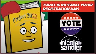 Fun Civics for Adults on Natl Voter Registration Day on the Nicole Sandler Show 91724 [upl. by Romelda]