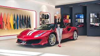 Stunning Ferrari 488 Pista in Rosso Fuoco [upl. by Ivah377]