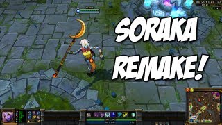 Soraka Rework  New Soraka Visual Upgrade  Remake  Remodel League of Legends Soraka remake [upl. by Ettenej685]