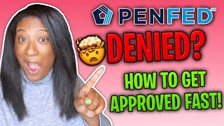 HOW To Get APPROVED With PENFED Credit Card After Being DENIED [upl. by Ulrike972]