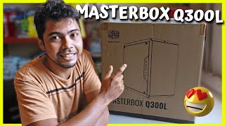 UNBOXING e REVIEW Gabinete Cooler Master Q300L [upl. by Burchett]