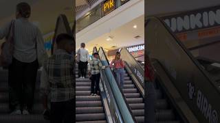 Hand touching prank on escalator 😍 shorts [upl. by Schluter]