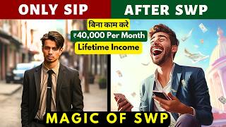 Magic of SWP  Get FINANCIAL FREEDOM FAST SWP for Monthly Income [upl. by Fortunato239]