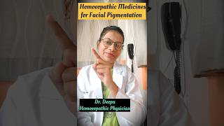 Skin pigmentationfacial pigmentation HyperpigmentationBest Homoeopathic Medicines shortsshort [upl. by Atteloiv]